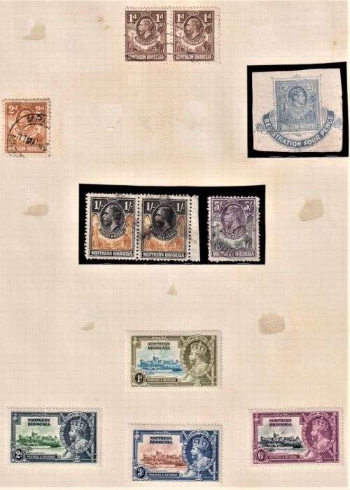 NORTHERN RHODESIA MINT & USED  COLLECTION ON PAGES