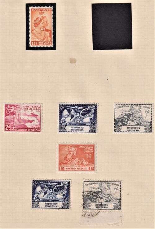 NORTHERN RHODESIA MINT & USED  COLLECTION ON PAGES