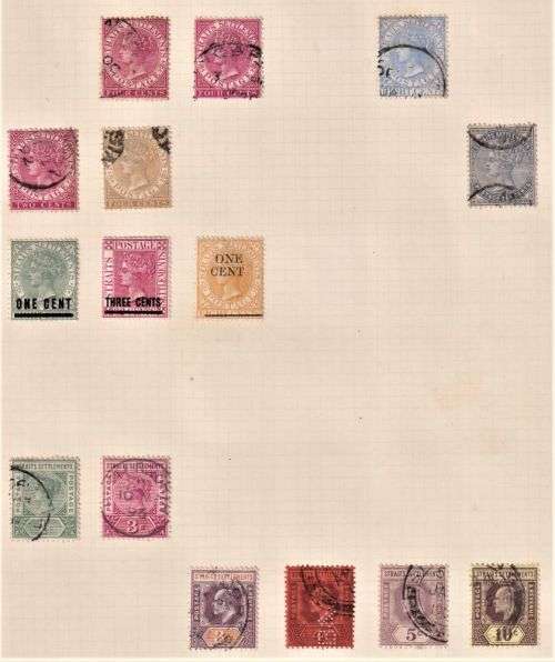 STRAIT'S SETTLEMENT COLLECTION ON PAGES