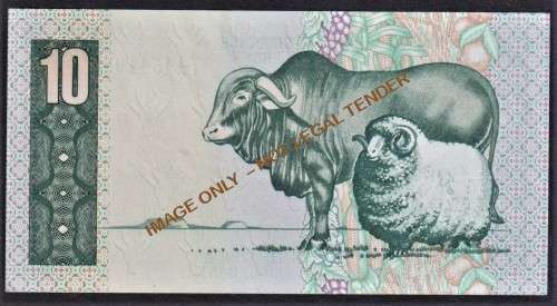 TEN RAND TW DE JONGH UNC REPLACEMENT  BANKNOTE