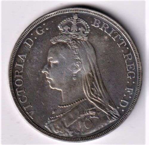 GREAT BRITAIN 1891 VICTORIAN CROWN