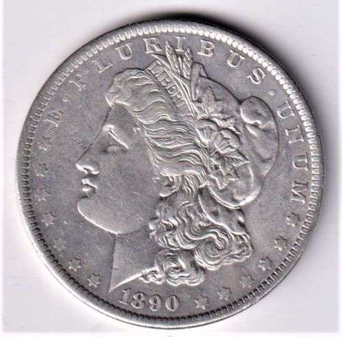 1890 Morgan Silver Dollar