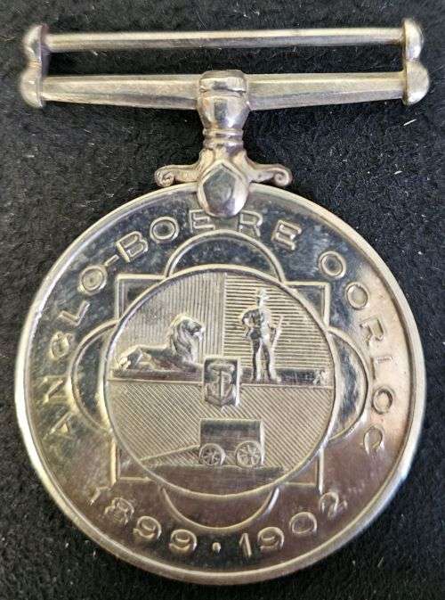 ANGLO BOER WAR MEDAL 1899-1902 - NAMED TO  BURGER. C. I. GOUWS.