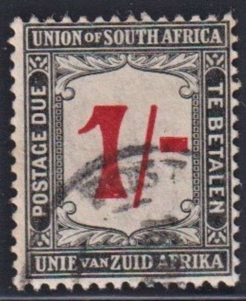 SA 1915 1/- POSTAGE DUE FINE USED - SACC D7 CV R3000!