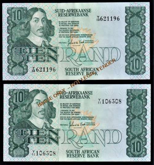 G.P.C DE KOCK R10 REPLACEMENT NOTES X  2