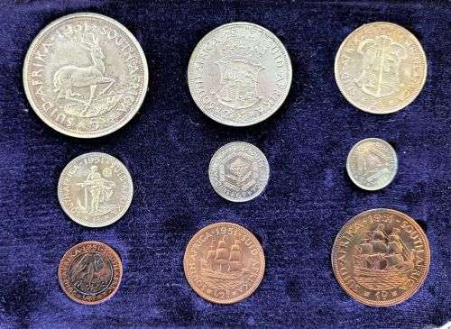 1951 SHORT PROOF SET  -  IN ORIGINAL BOX