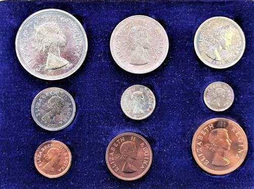 1955 SHORT PROOF SET  -  IN ORIGINAL BOX