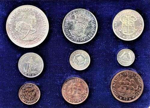 1955 SHORT PROOF SET  -  IN ORIGINAL BOX