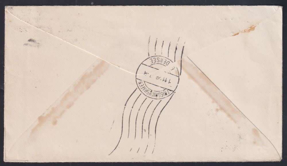 GERMANY ZEPPELIN-1928 RETURN FLIGHT USA - GERMANY-SUPERB!