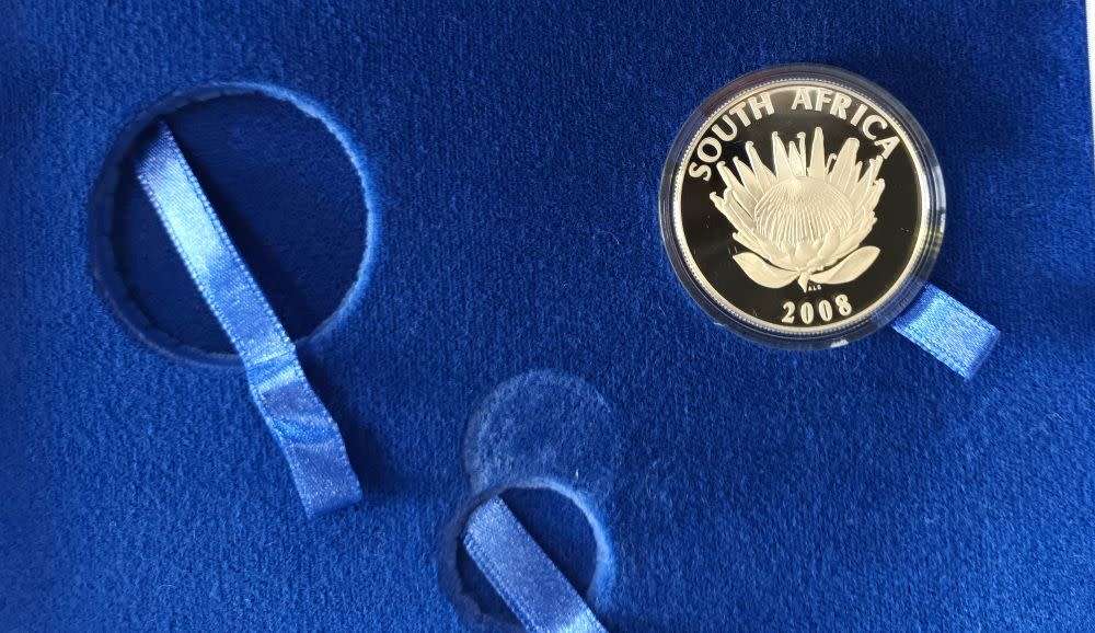 2008 Protea Proof Set - Mahatma Gandhi- No Gold