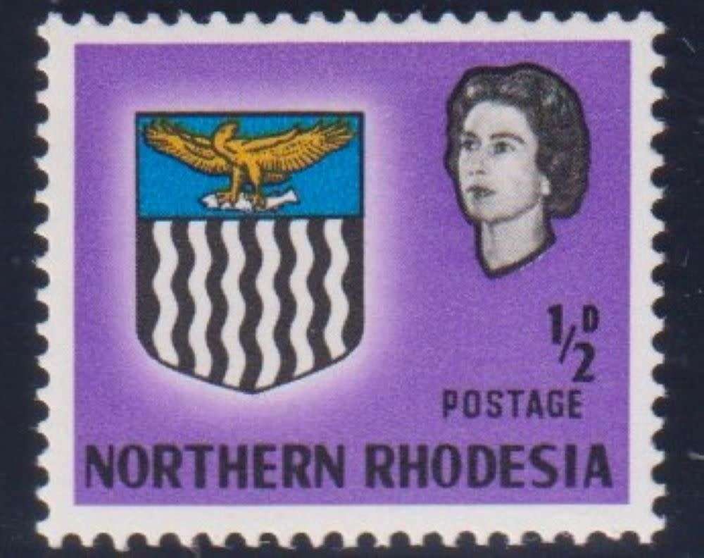 NORTHERN RHODESIA 1963 1/2d MISPLACED VALUE- SUPERB!