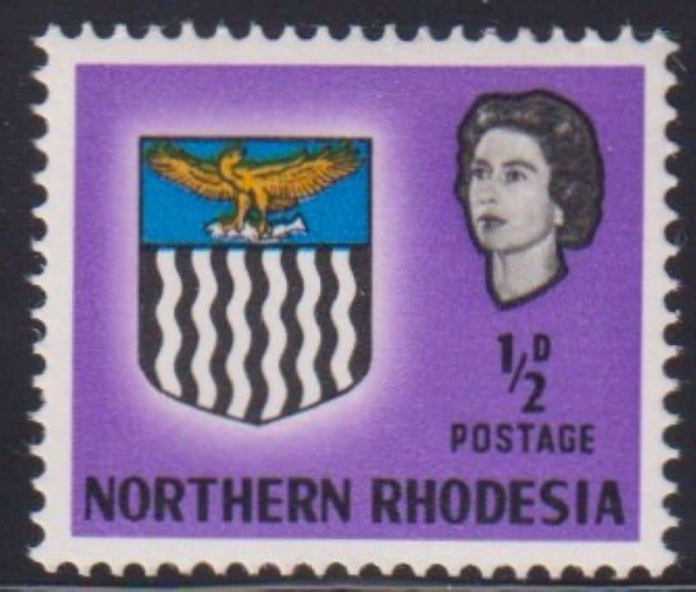 NORTHERN RHODESIA 1963 1/2d MISPLACED VALUE- SUPERB!