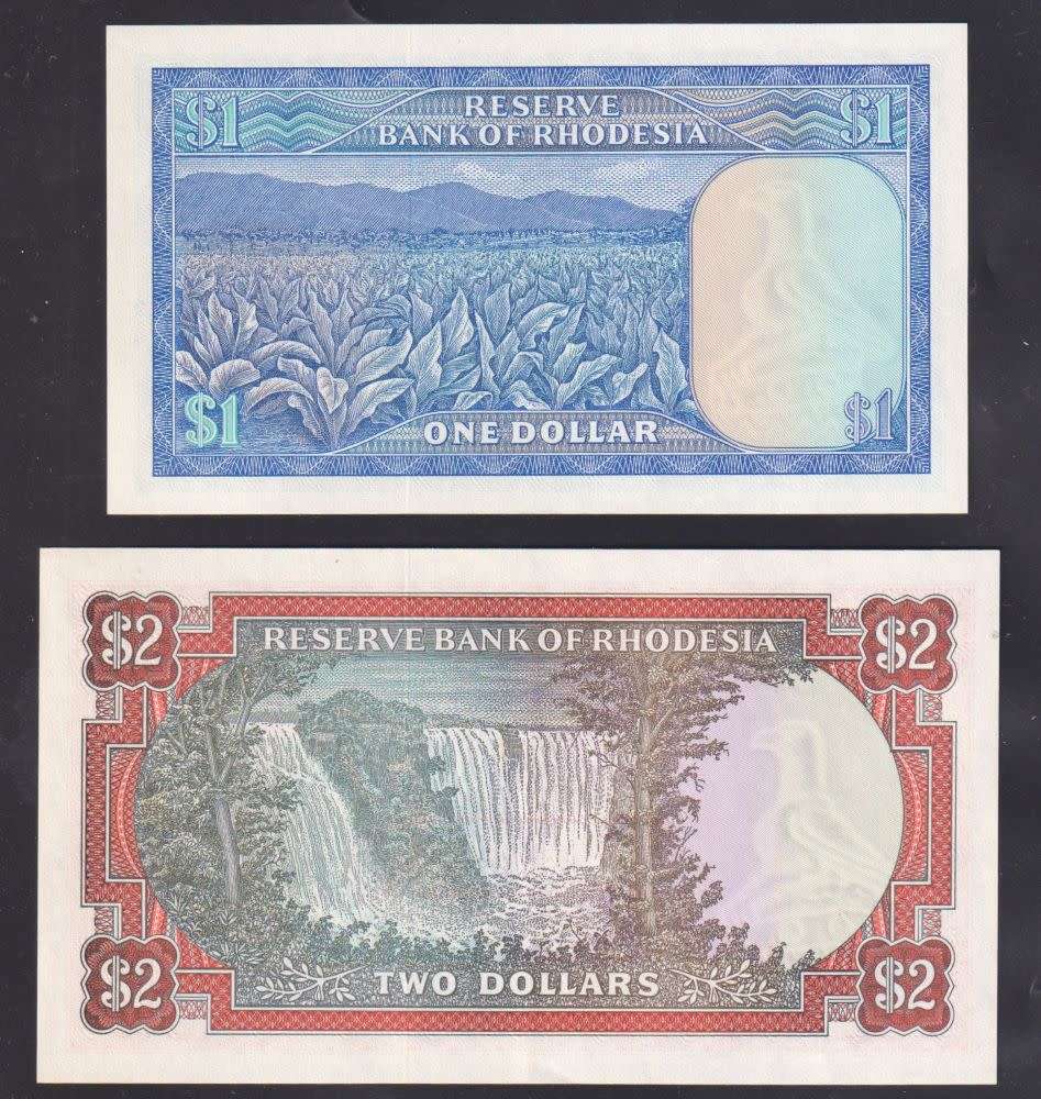 RHODESIA 1978-9 $1,2,5,10 BANKNOTES