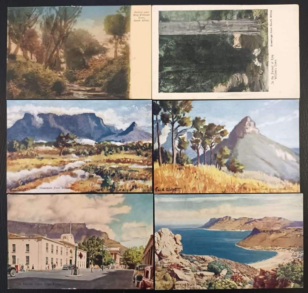 SA CAPE VINTAGE AFRICAN SERIES POSTCARDS
