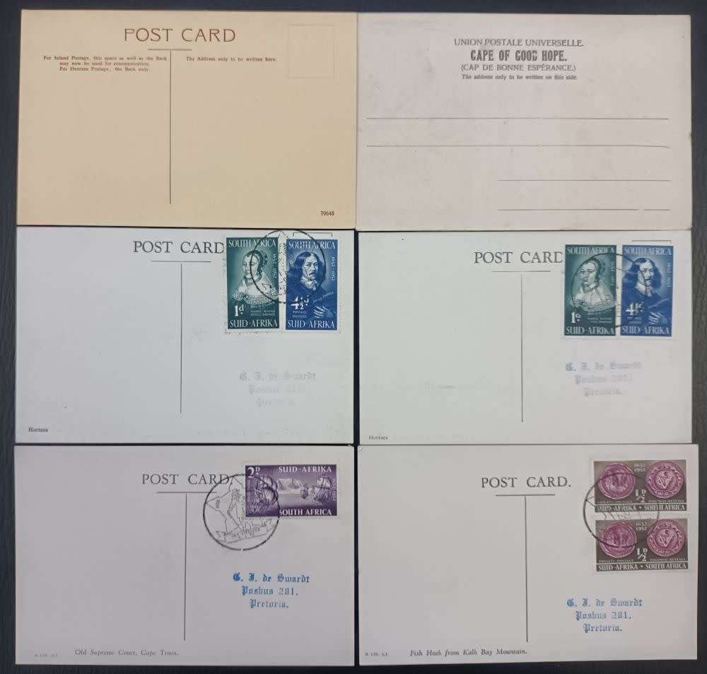 SA CAPE VINTAGE AFRICAN SERIES POSTCARDS