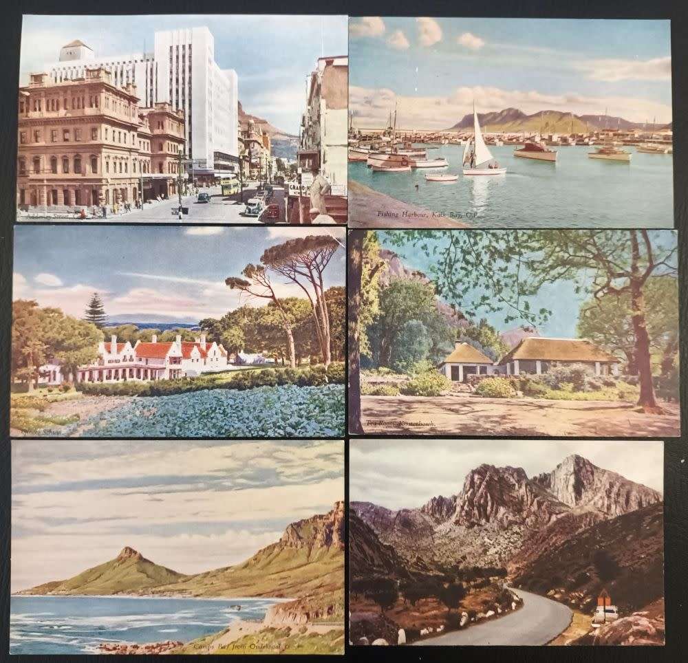 SA CAPE VINTAGE AFRICAN SERIES POSTCARDS