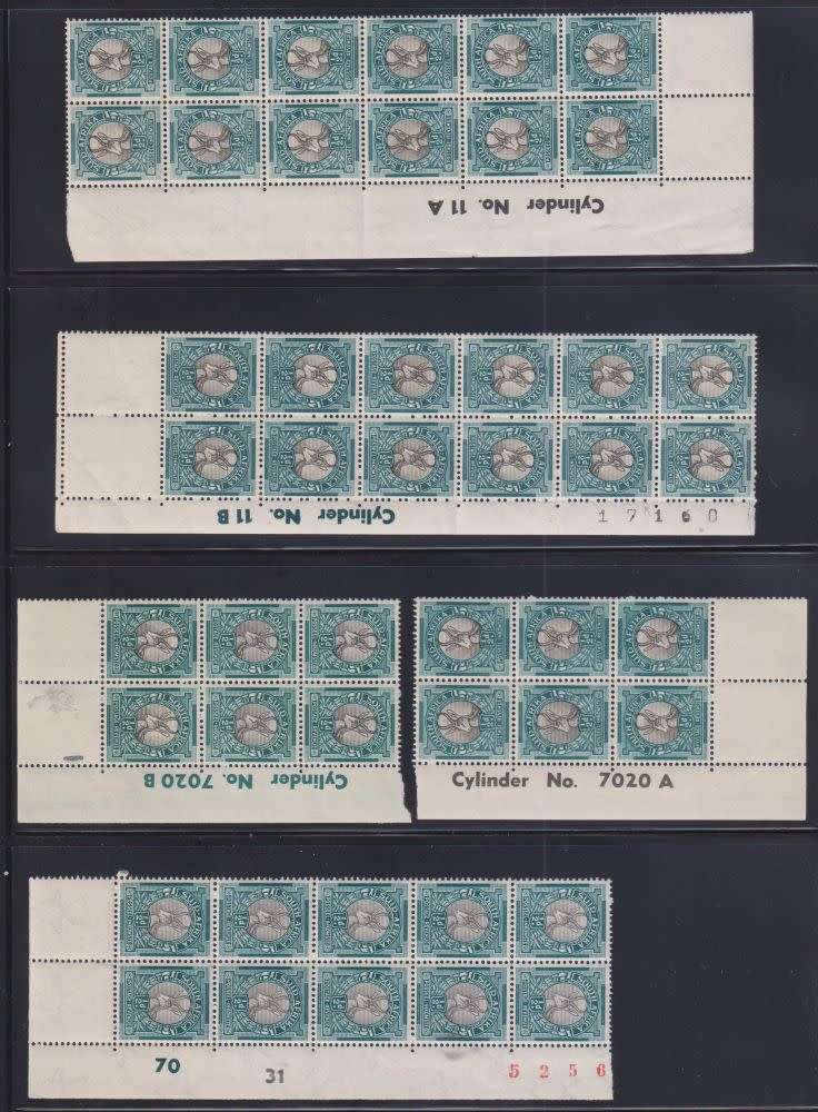 SA 1948 DEFINITIVES FANTASTIC LOT OF CYLS, SHEET #, ARROW BLOCKS M/UM