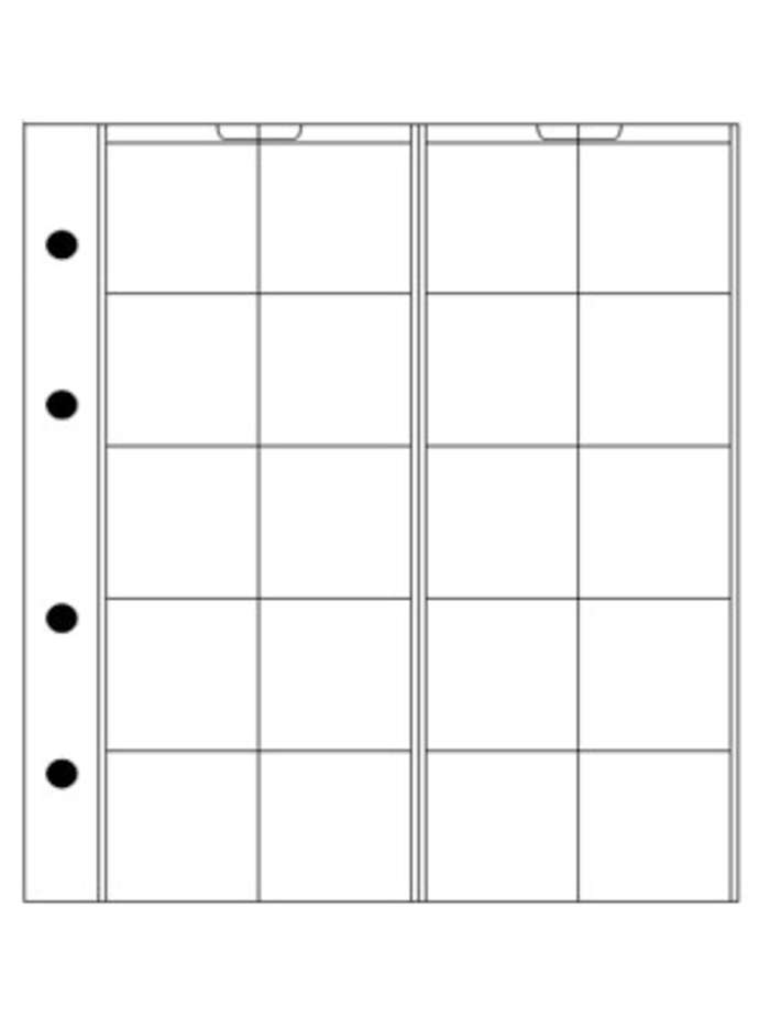 COIN PAGES - CLEAR - 20 DIVISION