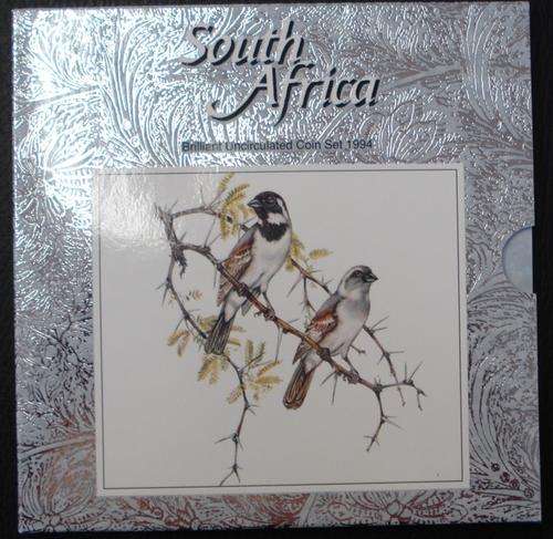 SOUTH AFRICA - BRILLIANT UNCIRCULATED COIN SET - 1994