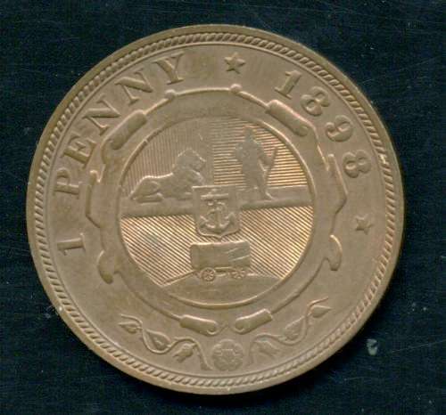 ZAR PENNY 1898