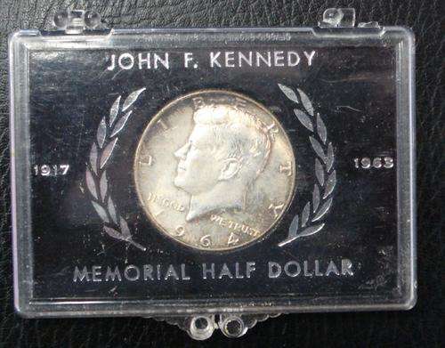 U.S.A. - 1964 - SILVER PROOF MEMORIAL  HALF DOLLAR - J. F. KENNEDY 1917-1963