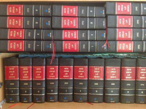 SOUTH AFRICAN LAW REPORTS 1987 TO 2008 (BOUND & UNBOUND)