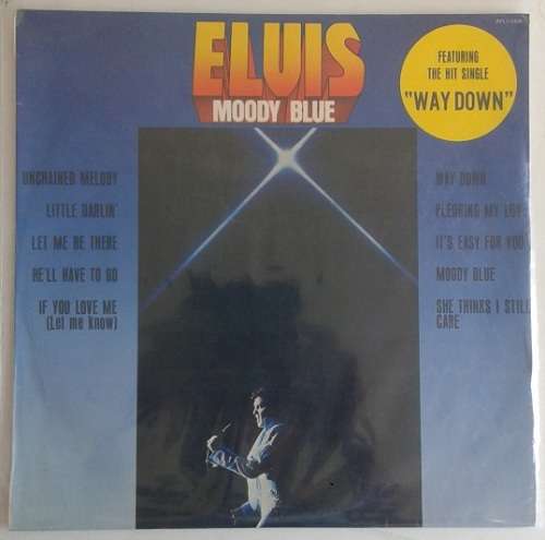 Elvis Presley - Moody Blue. Vynil EX Cover EX !!!!!!!!