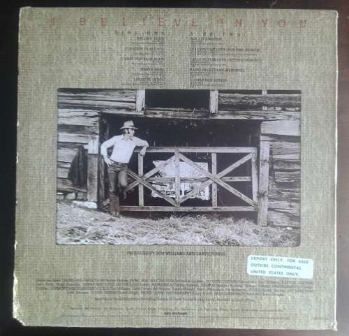 Don Williams - I believe in you LP VG +