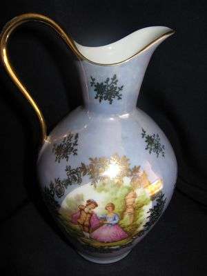 From Bavaria: Porcelain Vase Hand Decorated