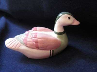 VIntage Hand crafted small ceramic duck