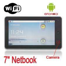 7 Inch Android Tablet with WiFi and Camera+Ebook reader