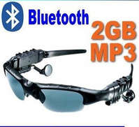 Bluetooth MP3 Player Sunglasses - 2GB Flash Memory