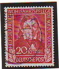 West Germany 1949 RRF SG1041 used cv R150