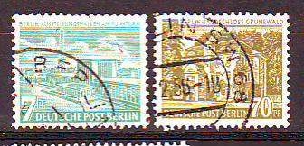 Berlin 1954 SG B118-B119 set used CV R200
