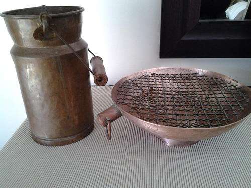 Two lovely old copper items