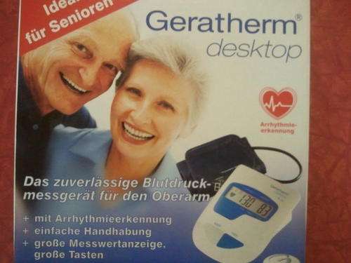 Desktop bloodpressure monitor.