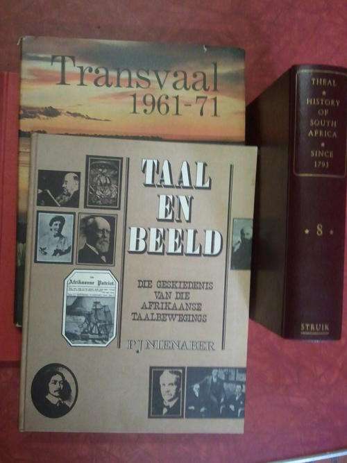 4 Old SA History Books(See photos)