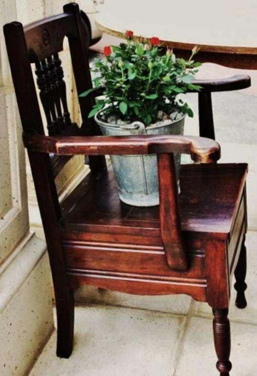 - Victorian Mahogany Commode -