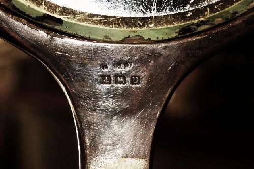 ~1848 Hallmarked Silver Hand Mirror~