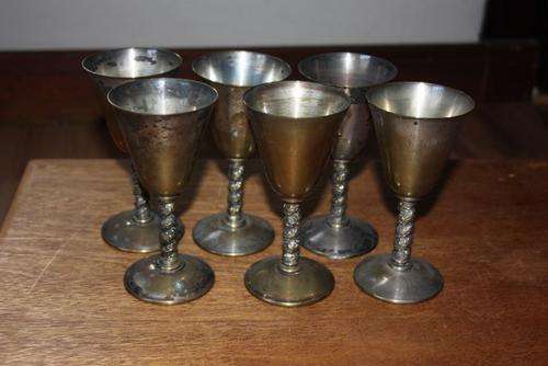 ~ Victorian Plated Goblets - Set of 6 ~
