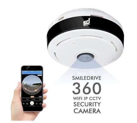 Panoramic 360 Degree Wifi CCTV Wireless Security IP Camera- 960P