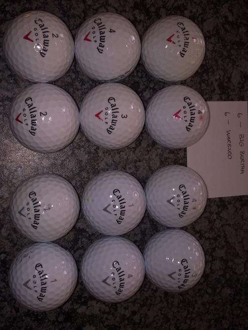 Callaway balls 6 Big Bertha & 6 Warbirds - No Reserve R1.00 !