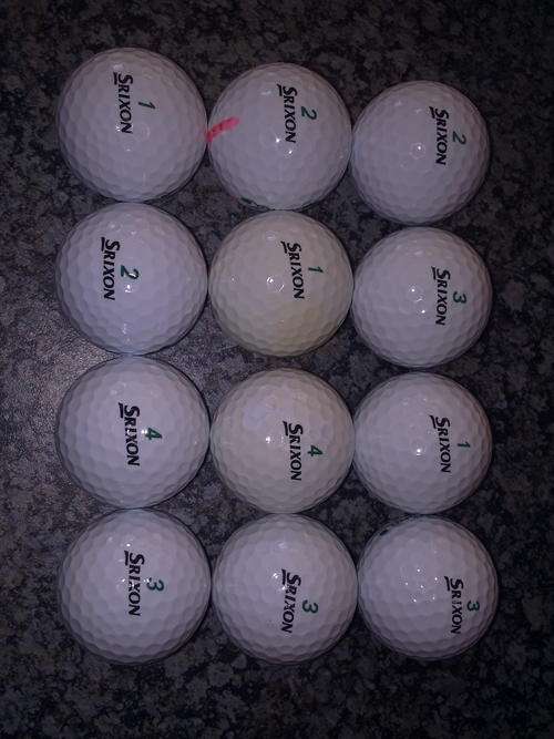 12 Srixon soft feel balls - No Reserve R1.00 !