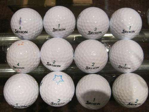 12 SRIXON SOFT BALLS - AS SEEN IN PICTURE