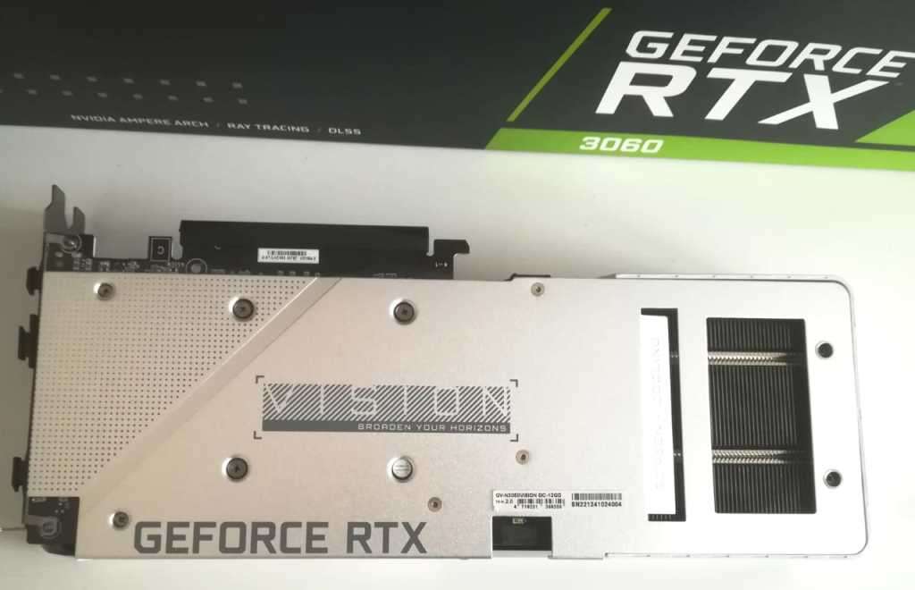 RTX 3060 Gigabyte Vision GeForce  OC Edition 12Gb GDDR6