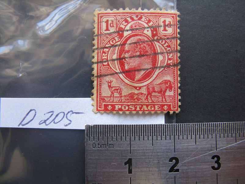 ORANGE RIVER COLONY KEVII 1d.