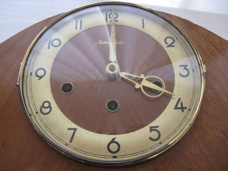 MULLER-SCHLENKER CLOCK FACE & MOVEMENT.