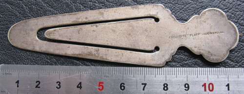 Vintage DURBAN bookmark, exquisite plate, made in England.