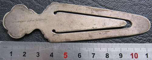 Vintage DURBAN bookmark, exquisite plate, made in England.