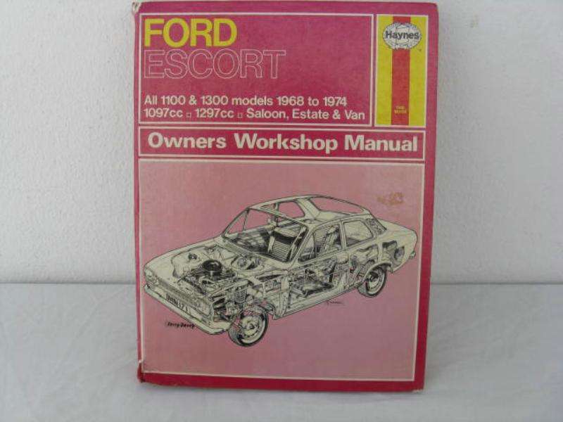 FORD ESCORT OWNERS WORKSHOP MANUAL.HC.223P.(CR11)